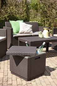 Allibert Beistelltisch Kuhlbox Ice Cube 40 Liter Braun Amazon De Garten In 2020 Beistelltisch Kleiner Beistelltisch Box