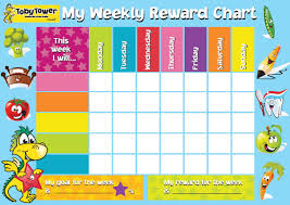 Organized Child Reward Charts Star Chart Toddler Rewards