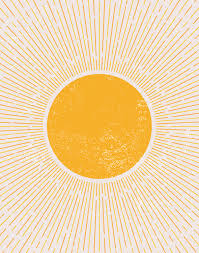 Boho Sun Wall Art Rising Sun Art Print Abstract Sun Etsy Sun Art Sunburst Art Rise Art