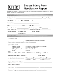 See a step by step breakdown showing you. Needle Stick Injury Form Fill Out And Sign Printable Pdf Template Signnow