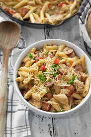 But this dish is not just about the pasta, it's loaded with chicken and sausage, half and half and lots of parmesan cheese, not to. Cajun Chicken And Sausage Pasta This Ole Mom