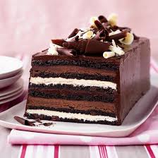 Chocolate Truffle Layer Cake Recipe Recipe Desserts Cake Recipes Chocolate Desserts