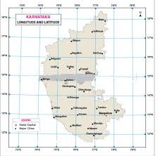 It is the capital of the indian state of karnataka. Draw An Outline Map Of Karnataka Mark And Name Its Districts And Also Indicate The