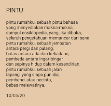 Puisi tentang lingkungan rumahku oleh raisha kelas 2bподробнее. Daruz Armedian On Twitter Puisi Puisi Yang Ditulis Ketika Di Rumah A Thread