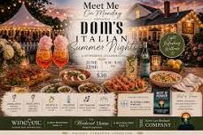 Meet Me on Monday! Italian Summer Night at Dom’s