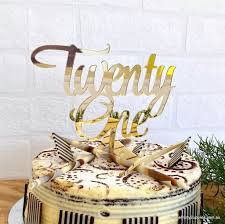 $1, $5, $10 bills or even 21 lottery tickets. Various Colours Australian Seller 21st Birthday Cake Topper Twenty One Cake Toppers Patterer Home Garden