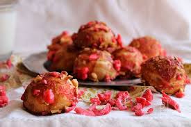 Chouquettes Aux Pralines Roses Aime Mange Praline Rose Praline Alimentation