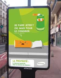 Laurene Simean Affiches Campagne Proprete Street Marketing