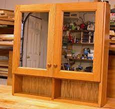 Frameless medicine cabinet is a versatile option. Oak Medicine Cabinets Oak Medicine Cabinet Woodworking Talk Woodworkers Forum Cabinet Built In Cabinet Oak