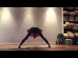 2 Wide Legged Forward Fold To Tripod Headstand Youtube Headstand Forward Fold Yoga Videos