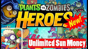 Plants Vs Zombies Heroes Mod Apk Unlimited Sun Money Plants Vs Zombies Hero Zombie