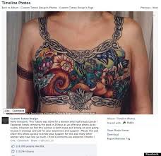 As interested as i was, i had no idea the weight of what was to come. Facebook Removes Image Of Breast Cancer Survivor S Double Mastectomy Tattoo Over Nudity Violation Picture Huffpost Uk