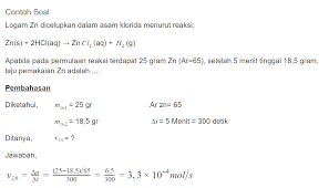Struktur atom dan sistem periodik unsur 2. Materi Kimia Laju Reaksi Zenius Blog