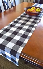 Black And White Checkered Farmhouse Decor Buffalo Check Table Runner Farmhouse Table Runner Black Gingham Table Runner Black And White C Farmhouse Table Decor Farmhouse Table Runners Checkered Decor