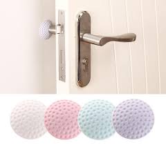 This stopper absorbs the impact that a door handle would normally leave on your wall and effectively reduces the noise from slamming or banging. 2021 Door Handle Bumper Guard Stoppers Wall Shield Protector Self Adhesive Silicone Rubber Round Door Knob Stopper From Xumeng1688 0 34 Dhgate Com