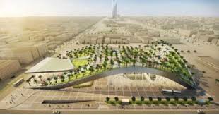 Olaya Metro Station By Gerber Architekten Architecture Landmark Train Station Architecture Metro Station