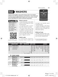 Detergent mixes with water to penetrate fabrics and virtually eliminate pretreating. Consumer Reports Buying Guide 2014 Home Appliances Washing Machine Vacuum Cleaner