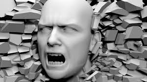 When alastor pulls his nightmare face, the picture starts glitching uncontrollably until he stops. War Cry Scream Face On Fragmented Wall 3d Mapping Loop Vj Loops Farm