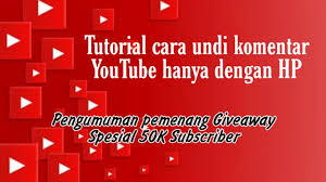 Lebih dari 1 akan kami di diskualifikasi. Pengumuman Pemenang Giveaway Tutorial Cara Undi Komentar Youtube Hanya Dengan Hp Untuk Giveaway Youtube