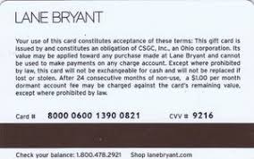 Check spelling or type a new query. Gift Card Cacique Lane Bryant United States Of America Lane Bryant Col Us Lb 001c