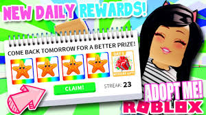 You can get up to 35k of robux per use! New Daily Rewards System Adopt Me Roblox Tea News Update Youtube