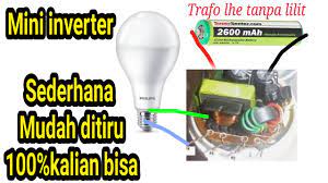 Joule Thief Trafo Lhe Tanpa Lilit Ulang Durasi 5 Jam Youtube