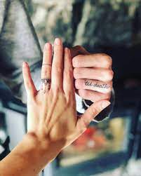 Top 59 Best Wedding Ring Tattoo Ideas - 2021 Inspiration Guide