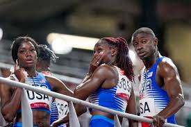 The color of olympic medal, too — bronze. Usa Mixed 4x400 Relay Team Disqualified Later Reinstated Olympics Wacotrib Com