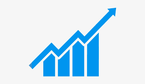 profitability icon growth chart vector free transparent