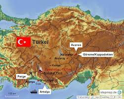 Die türkei erstreckt sich über zwei kontinente. Turkei Karte Klaus Edda S Reise Und Wanderseiten