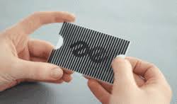Lenticular business cards, animated business cards, 3d lenticular cards printed. Myfonts Identity Design Card Design Business Card Design