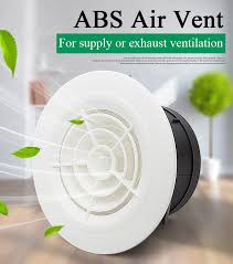 Exhaust the air from the vent fan to the outside of is there any issue as to where the external vent goes through the outer wall? 4 6 Inch Plastic Air Vent Cover Bathroom Wall And Ceiling Exhaust Ventilation Grille For Round Duct Pipe 100 150mm Vents Aliexpress