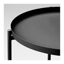 Gladom Black Tray Table 45x53 Cm Ikea Tray Table Ikea Table Frame