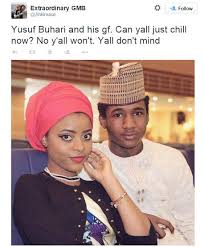 Zahra is the daughter of the emir of bichi, nasir ado bayero. Photo Yusuf Buhari His Girlfriend Politics Nigeria