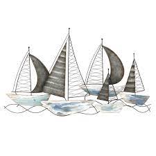 Gonautical store for nautical and coastal decor ideas we provides upscale and unique nautical gifts , coastal decor , and the world's finest online handcrafted model ships anywhere. Metal Sailboat Decor Wayfair