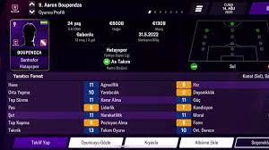 Bu videoda, football manager 2021'de hatayspor'un türkiye ligindeki gol kralı oyuncusu aaron boupendza'yı mükemmel oyuncu özelliklerine getirdik ve 5 sezon boyunca sürecek bir serüvene çıktık. Fm21 Mobile Aaron Boupendza Oyuncu Incelemesi Youtube
