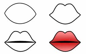 ️ supplies you might love (amazon affiliate. Drawing Cartoon Lips Lips Drawing Easy Heart Drawings Drawing Cartoon Lips