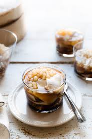 Taho Filipino Silken Tofu With Sago Pearls And Syrup Kitchen Confidante Recipe Filipino Desserts Silken Tofu Snacks