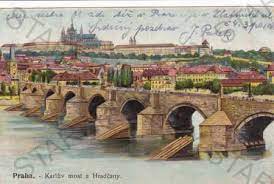 Přání z čokolády, bonboniéra tip na dárek. Praha Karluv Most Hradcany Kresba Aukro