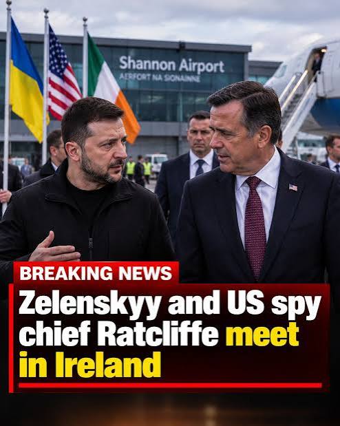 Zelensky meets with US CIA chief John Ratcliffe in Ireland