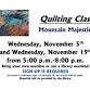 Quilting Class: Mountain Majesties event in St Marys, OH