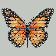 Lots of free coloring pages and original craft projects, crochet and knitting patterns, printable boxes, cards, and recipes. Monarch Butterfly Shannon Christine Designs Cross Stitch Patterns