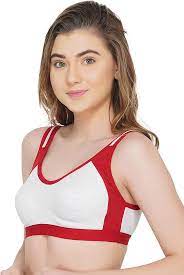 Buy ROSE LINA Women's Cotton Antibacterial II Non Padded Sports Bra (Pack  of 1, Multi) (38) at Amazon.in