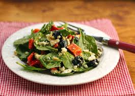 If you're looking for a simple recipe to simplify your weeknight, you've come to the. The Perfect Pantry Recipe For Spinach Salad With Bell Pepper Olives Feta And Pine Nuts Vegetarian Gluten Free
