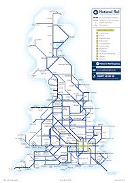 National Rail Enquiries Maps Of The National Rail Network National Rail Train Map Map Of Britain