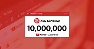 News, business, overseas, entertainment, sports, and lifestyle in text, video, photos, infographics and special reports. Media Abs Cbn News Reaches Milestone With 10m Subscribers On Youtube The Most Subscribed Filipino News Channel Adobo Magazine Online