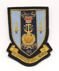 Collectables 43 Commando Royal Marines Gold Wire Blazer Badge British Utit Vn