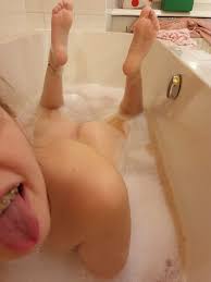 Warning! The bath contains one barely legal teen. Proceed with caution!  Porno Photo - EPORNER