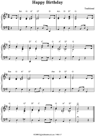 Gluckwunschverse Zum Geburtstag Noten Klavier Noten Gitarre Noten