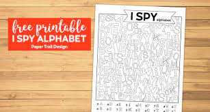 Gut check, designed by microbiome researcher david coil, pits your microbes against opponents': Free Printable Alphabet I Spy Game Paper Trail Design